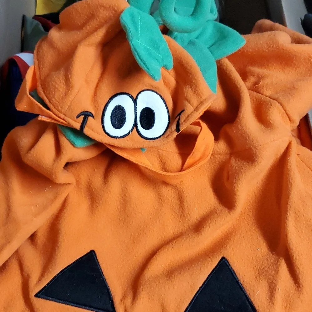 Halloween Pumpkin Costume Size 0-9 months New